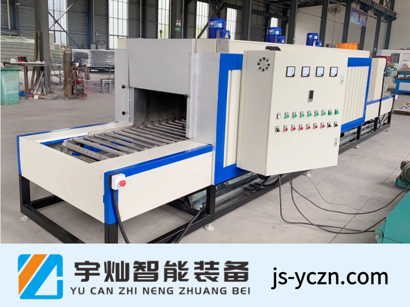 不锈钢工件喷漆烘干线