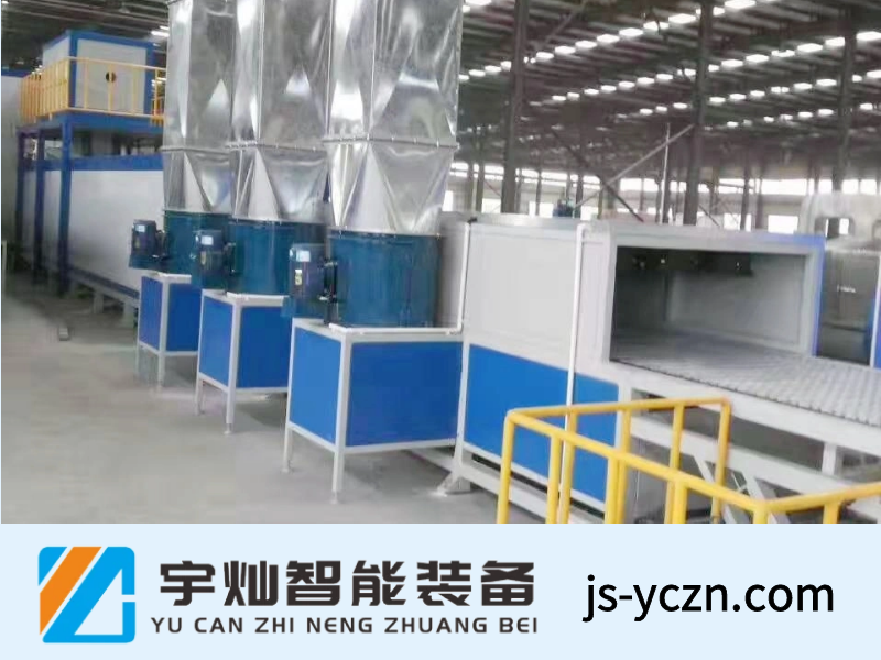 天然气隧道式喷漆烘干线